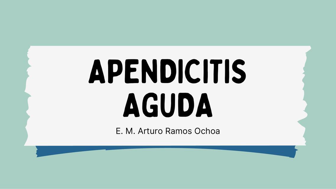 Apendicitis