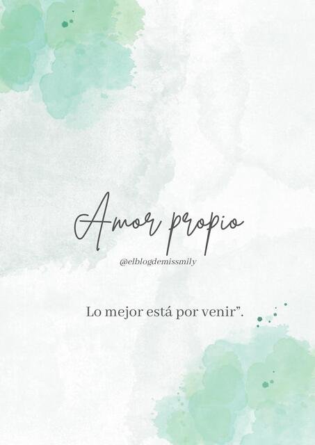 Amor propio