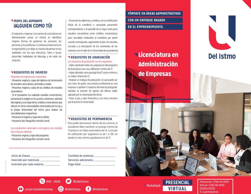 lic en administracion de empresas