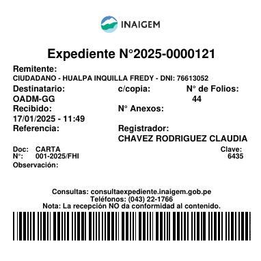 Expediente N°2025-0000121