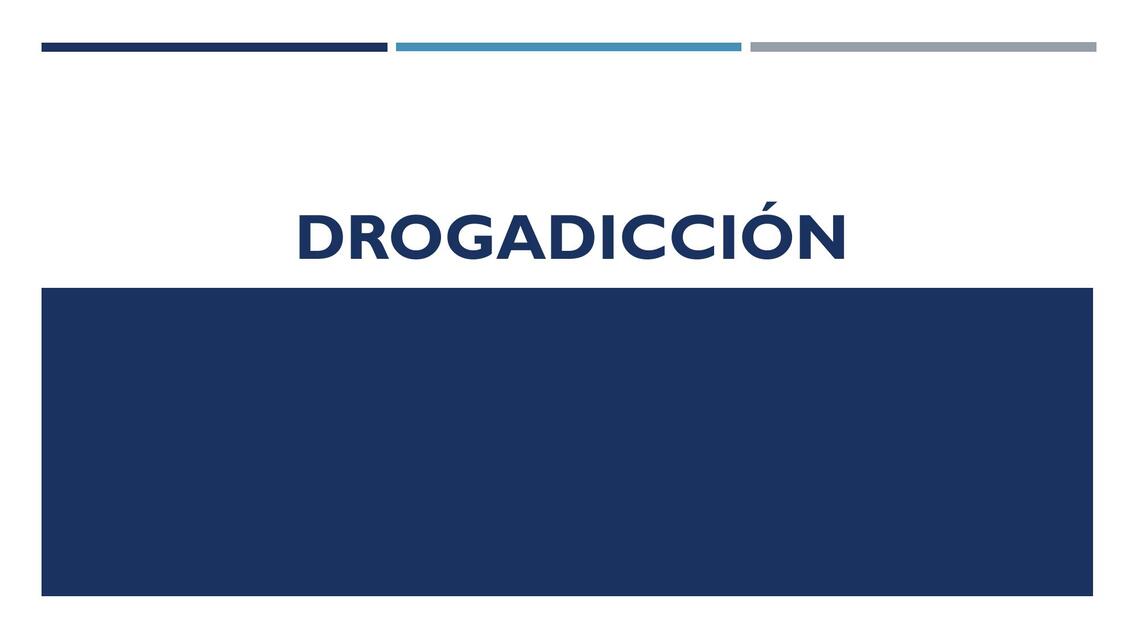 CLASE DROGADICCIÓN