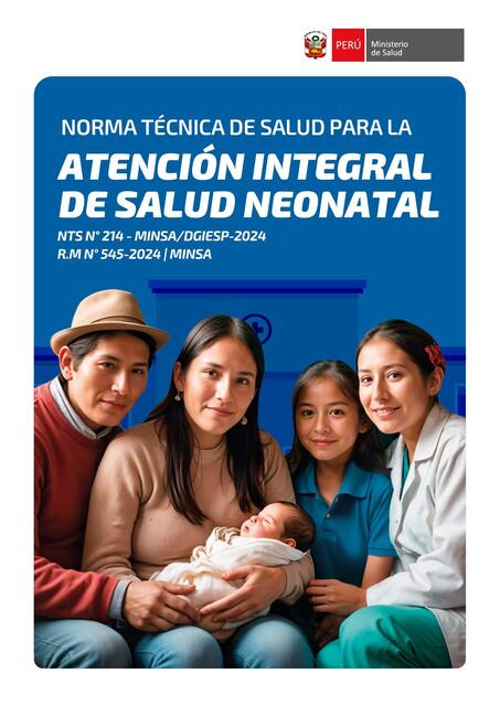 Norma técnica - Atención integral neonatal 2024