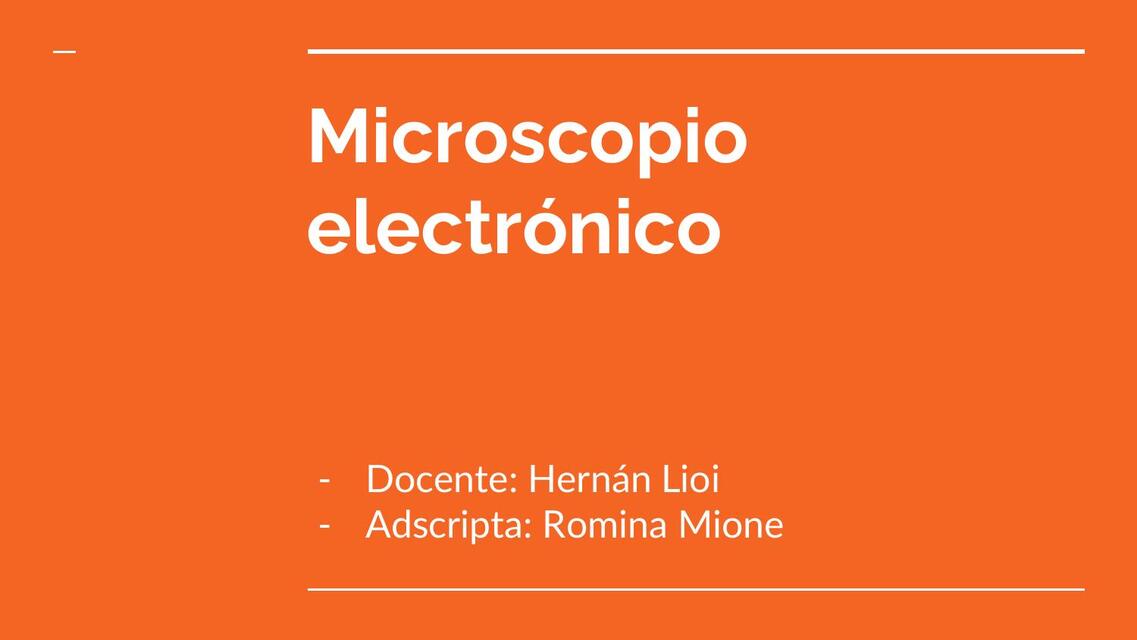 Microscopio electronico