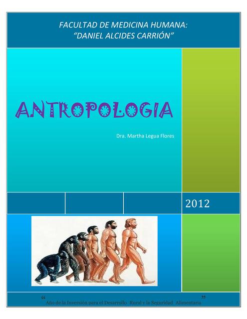 ANTROPOLOGIA MONOGRAFIA