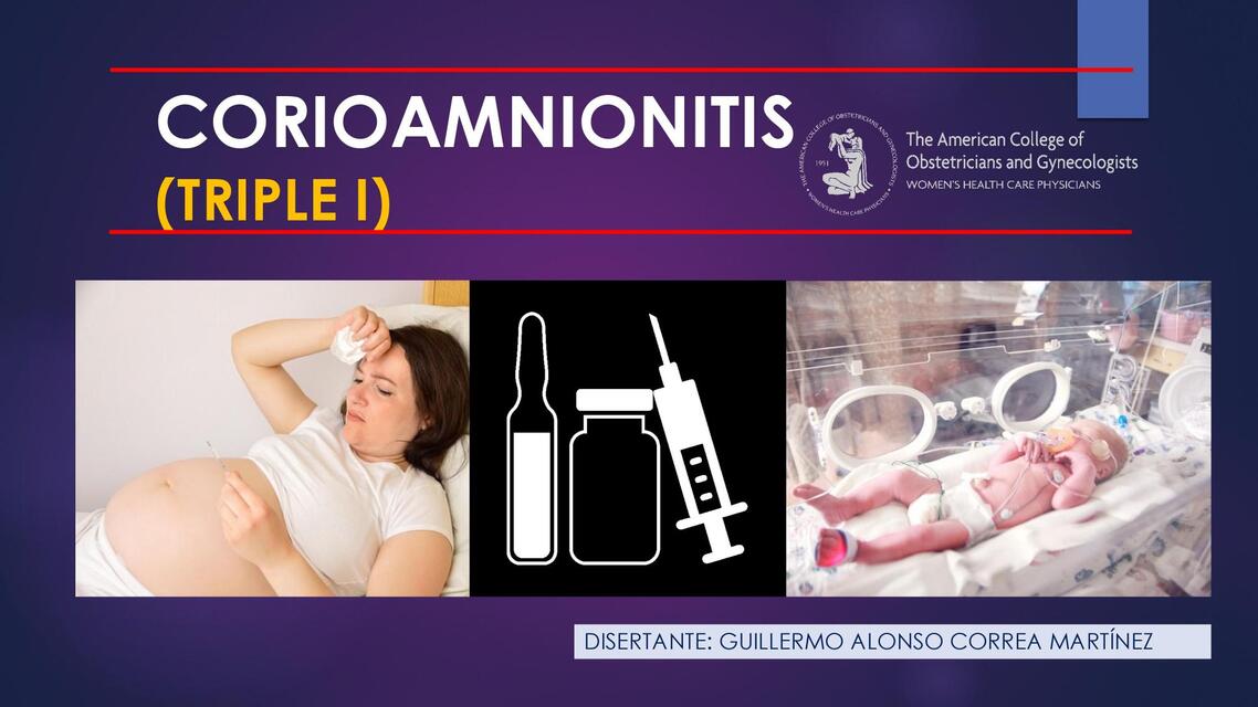 Clase 13 Corioamnionitis