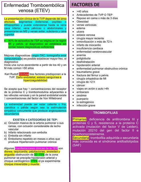 ENF TROMBOEMBOLICA