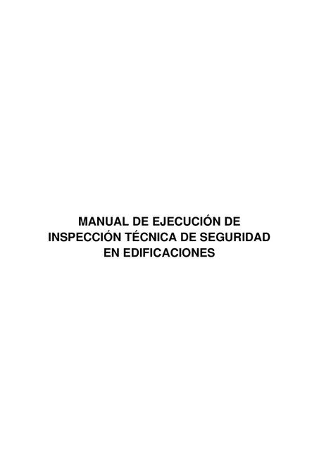 Manual de Ejecución de ITSE CENEPRED