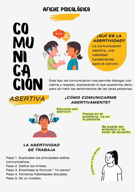 AFICHE COMUNICACIÓN ASERTIVA