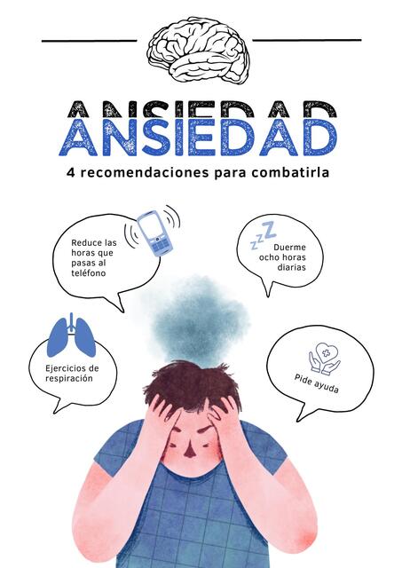 4 RECOMENDACIONES PARA REDUCIR LA ANSIEDAD