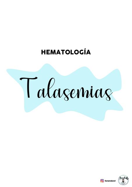 Talasemias