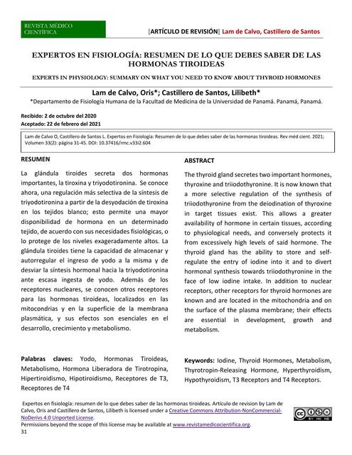 Expertos en Fisiología Resumen de lo que debes sab