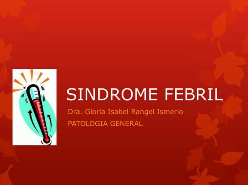 sindrome febril