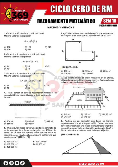 TEMA 31 MAXIMOS Y MINIMOS II