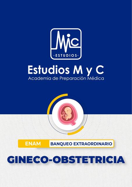 Banco ginecología y obstetricia - Estudios MyC