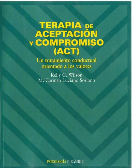 Terapia Aceptación y compromiso