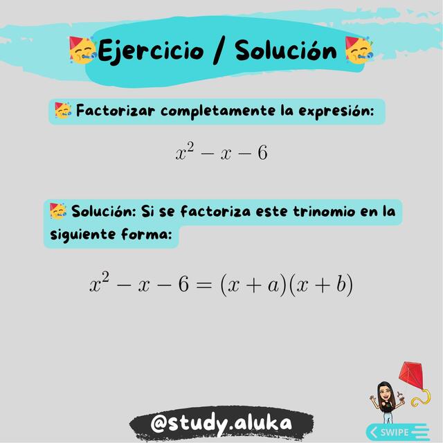 Ejercicio Resuelto de Factorización