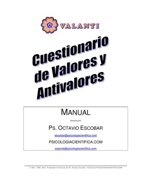 Manual del Valanti 2