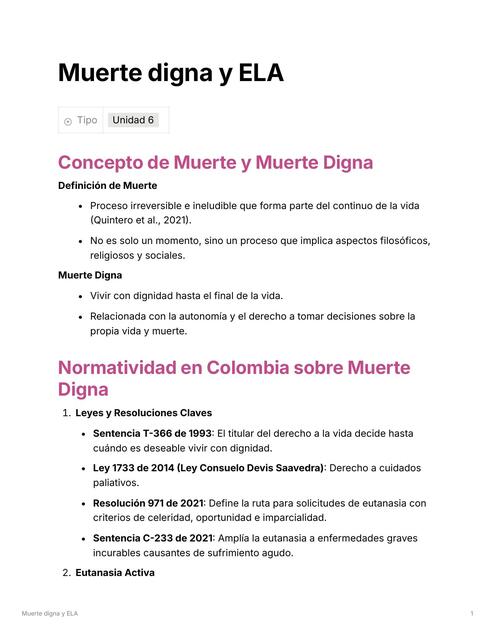 Muerte digna en Colombia