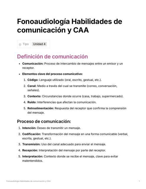 Fonoaudiologa. Habilidades de comunicación ELA