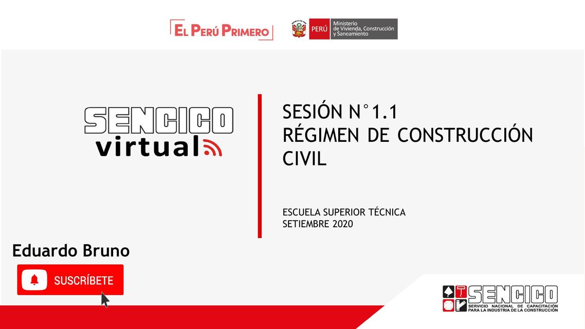 Regimen de Construcción Civil