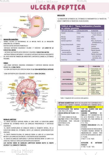 ULCERA PEPTICA RESUMEN