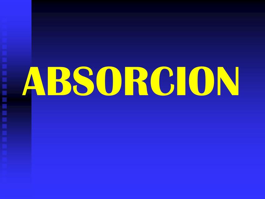 Absorción Intestinal - Fisiología