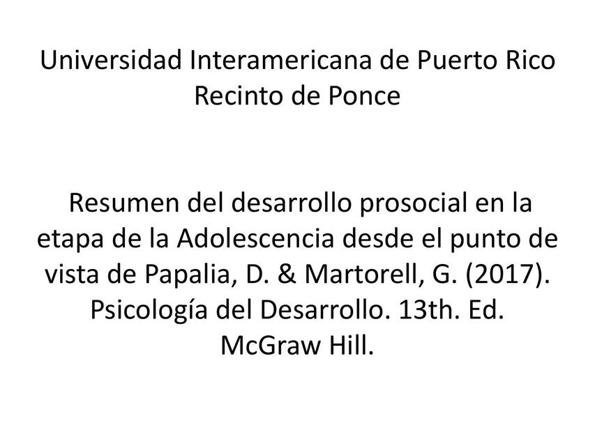 Desarrollo Psicosocial en la Adolescencia