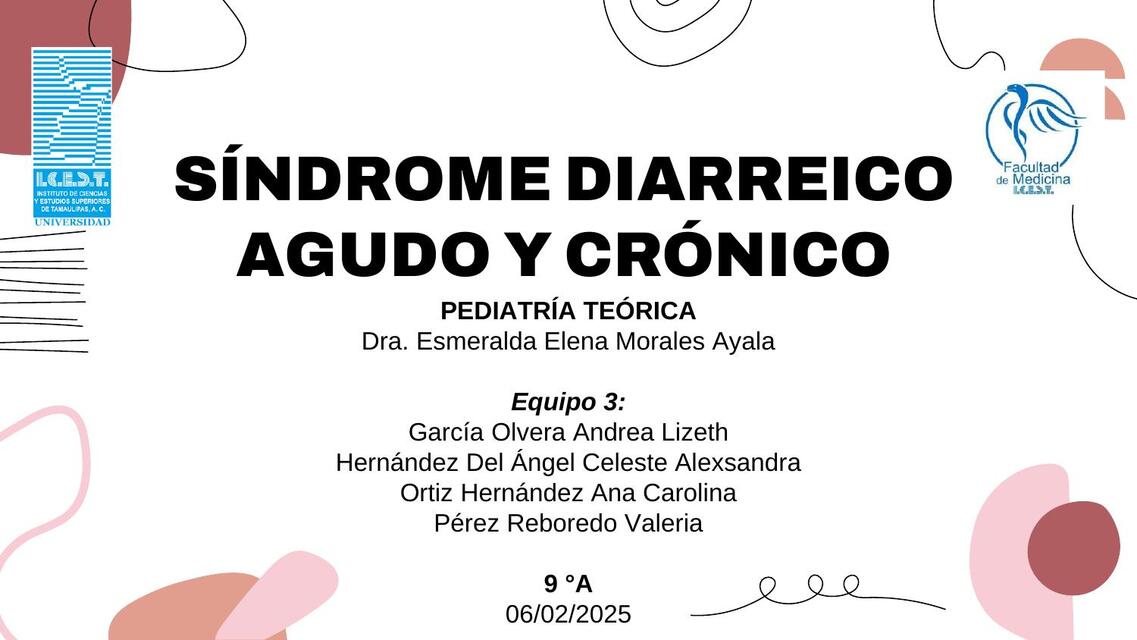 Sindrome Diarreico Agudo y cronico