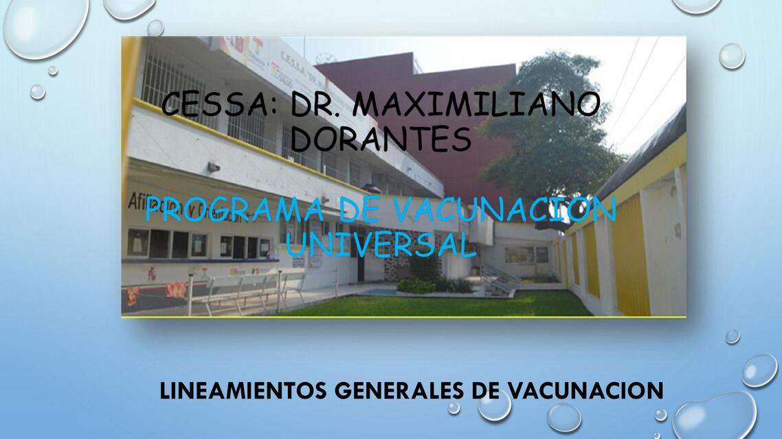 PROGRAMA DE VACUNACION