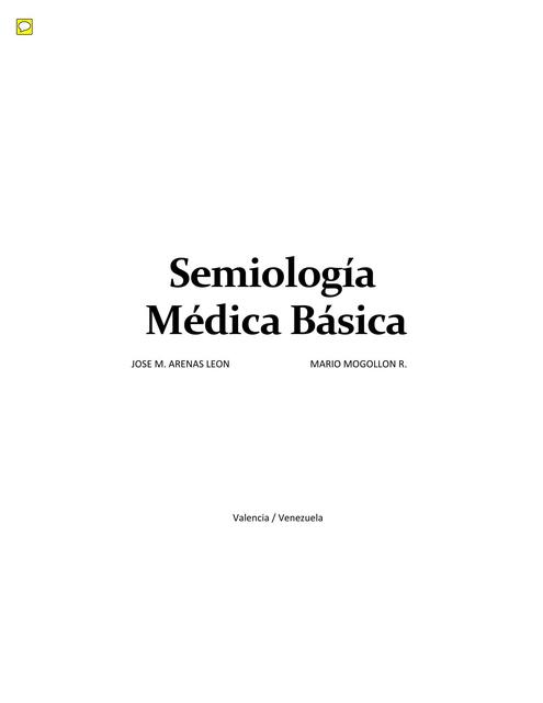 Semiología médica básica 