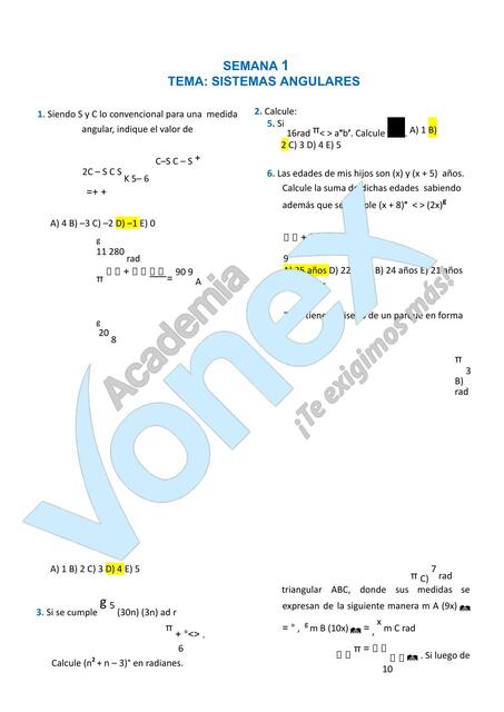 SV SM M1 B TR S1 VC CLAVES