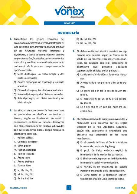 ortografia transmisión lenguaje