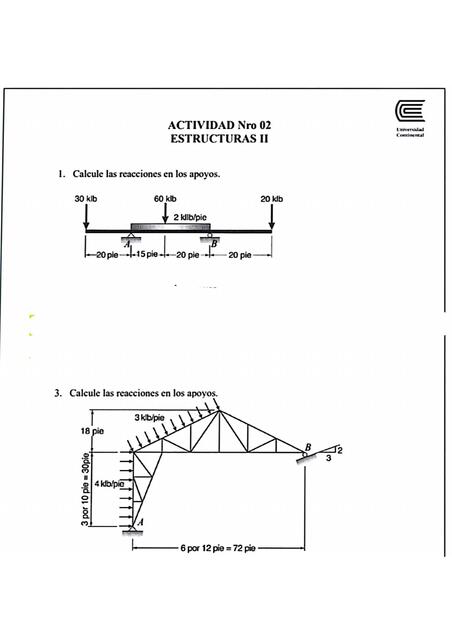 EXAMEN DE ESTRUCTURAS II, DISEÑO DE ESTRUCTURAS DE INGENIERÍA CIVIL