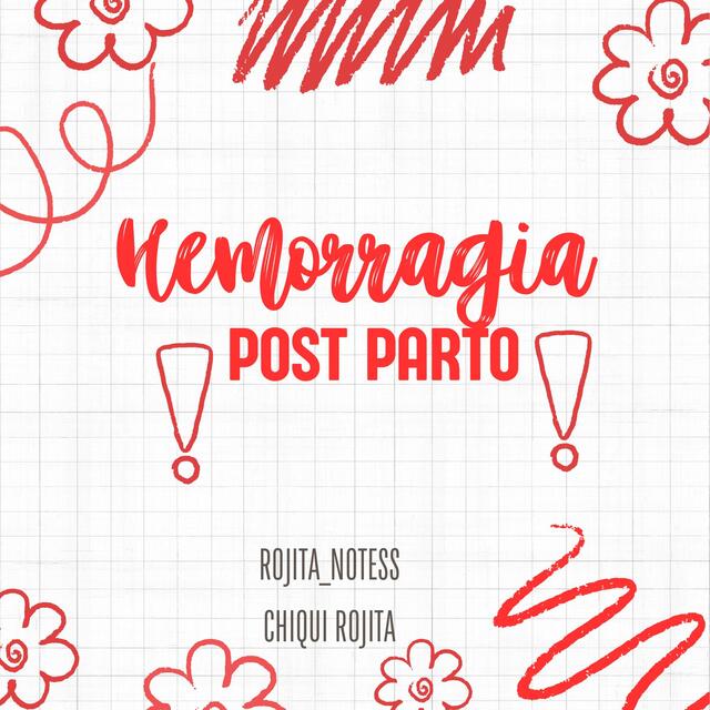 Rseumen hemorragia post parto