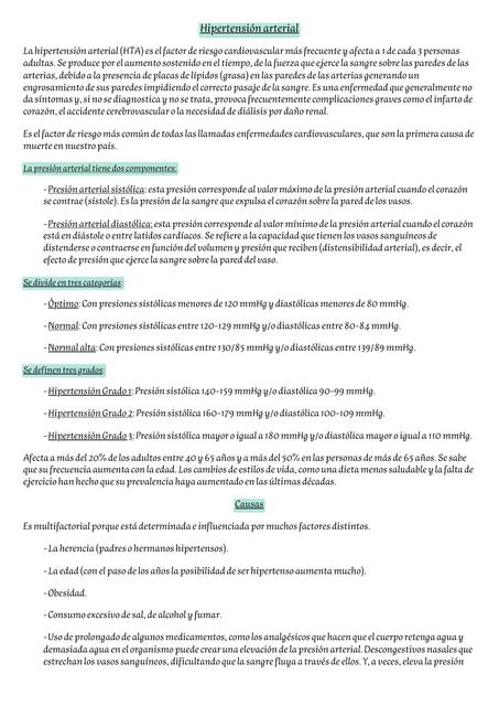 HIPERTENSION ARTERIAL