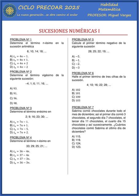 Suciones numéricas I 