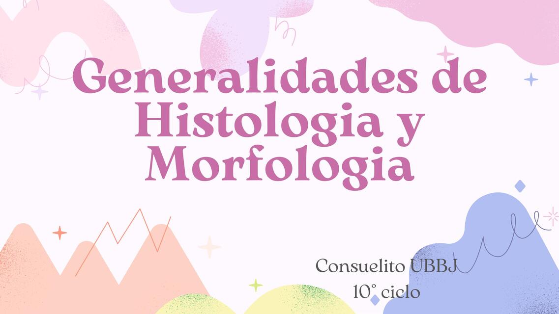 Generalidades de histologia