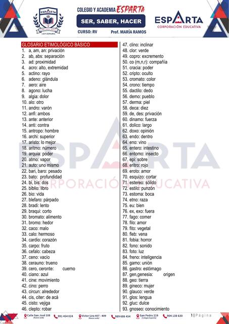 GLOSARIO BÁSICO CG MAPAS