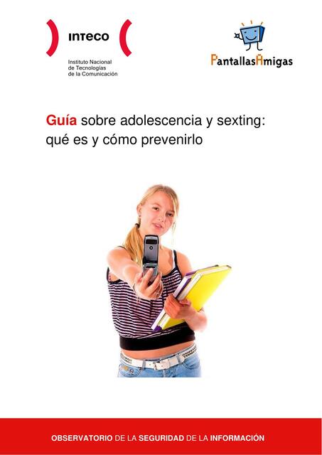 Guia sobre adolescentes y sexting by Inteco