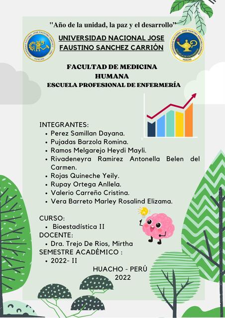 EJERCICIOS DE BIOESTADÍSTICA II