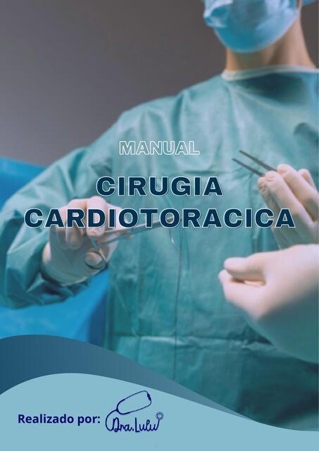 Manual cirugía cardiotorácica