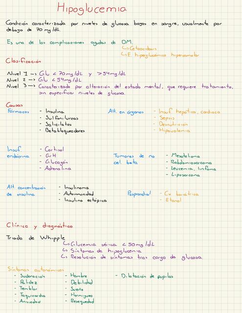 Hipoglucemia