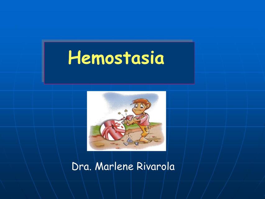 HEMOSTASIA