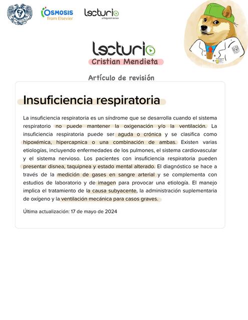 Síndrome de Dificultad Respiratoria