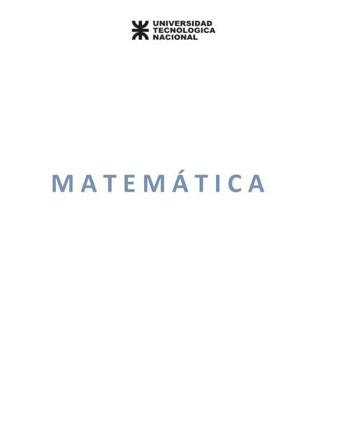 Matemática Unidad 1 TSHST