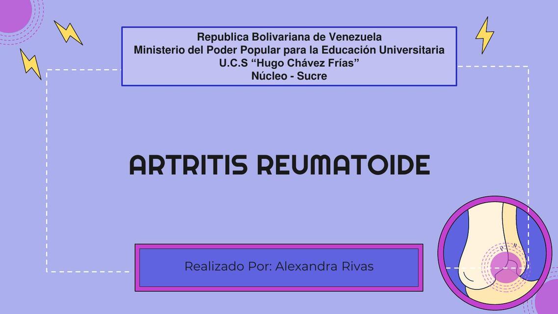 artritis reumatoide