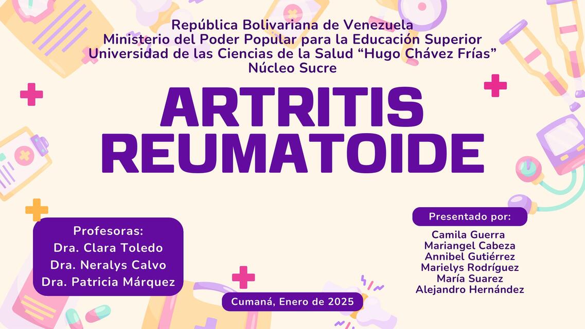 Artritis Reumatoide 1