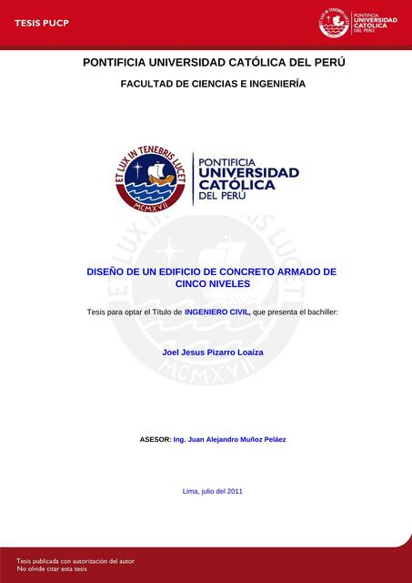 Pizarro Loaiza Joel Edificio Concreto Armado Cinco Niveles.Pdf