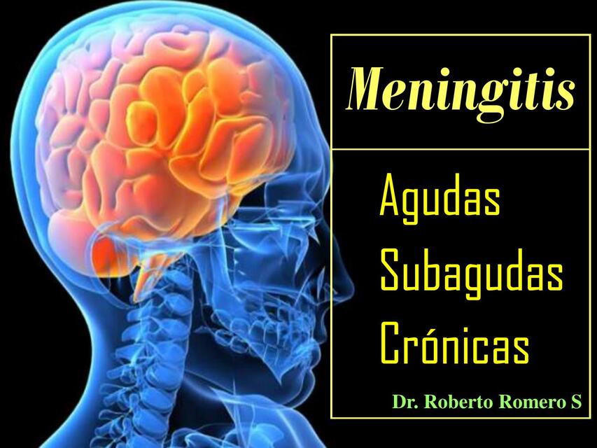 MENINGOENCEFALITIS AGUDAS Y CRONICAS