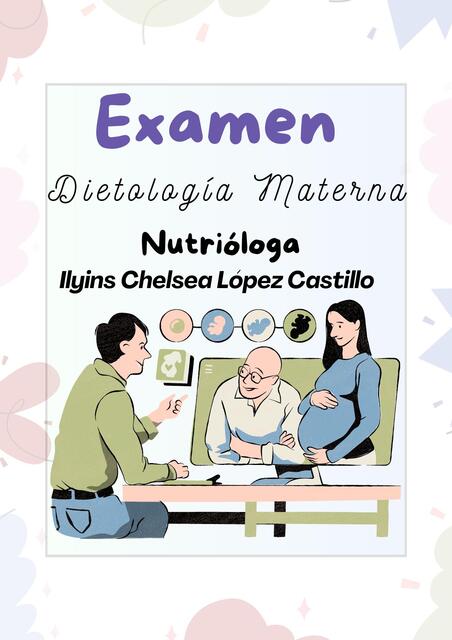 Examen Dietologia materna